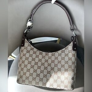 Authentic Gucci Monogram GG shoulder bag